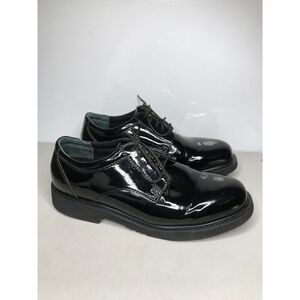 Thorogood Black Patent Leather Oxfords Lace Work Shoes Men’s sz 10.5M US/43.5EU